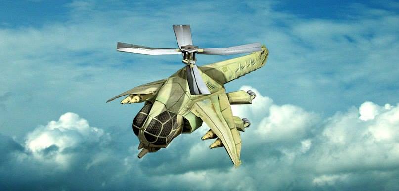 Dragonfly Helicopter Concept Art
