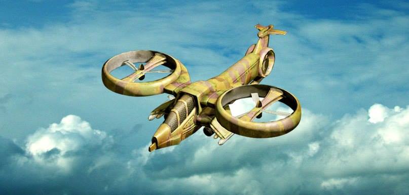 Hunter Helicopter Concept Art