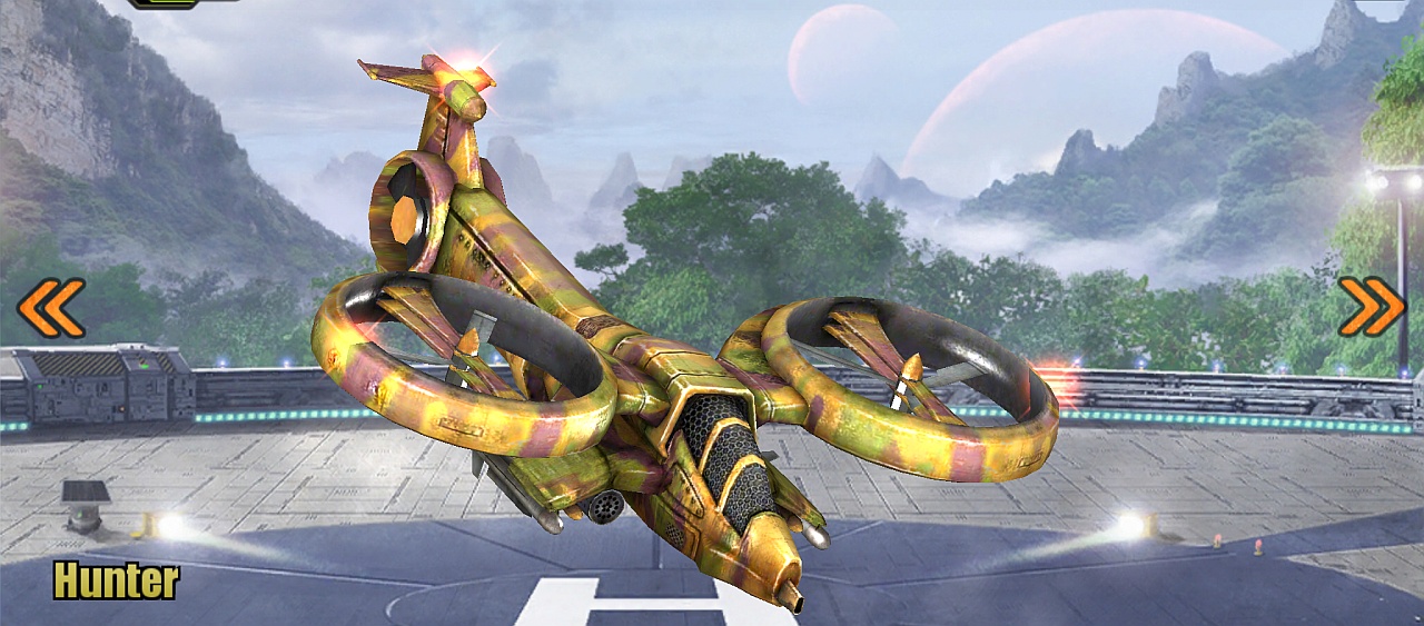 Hunter Helicopter Rendering 2