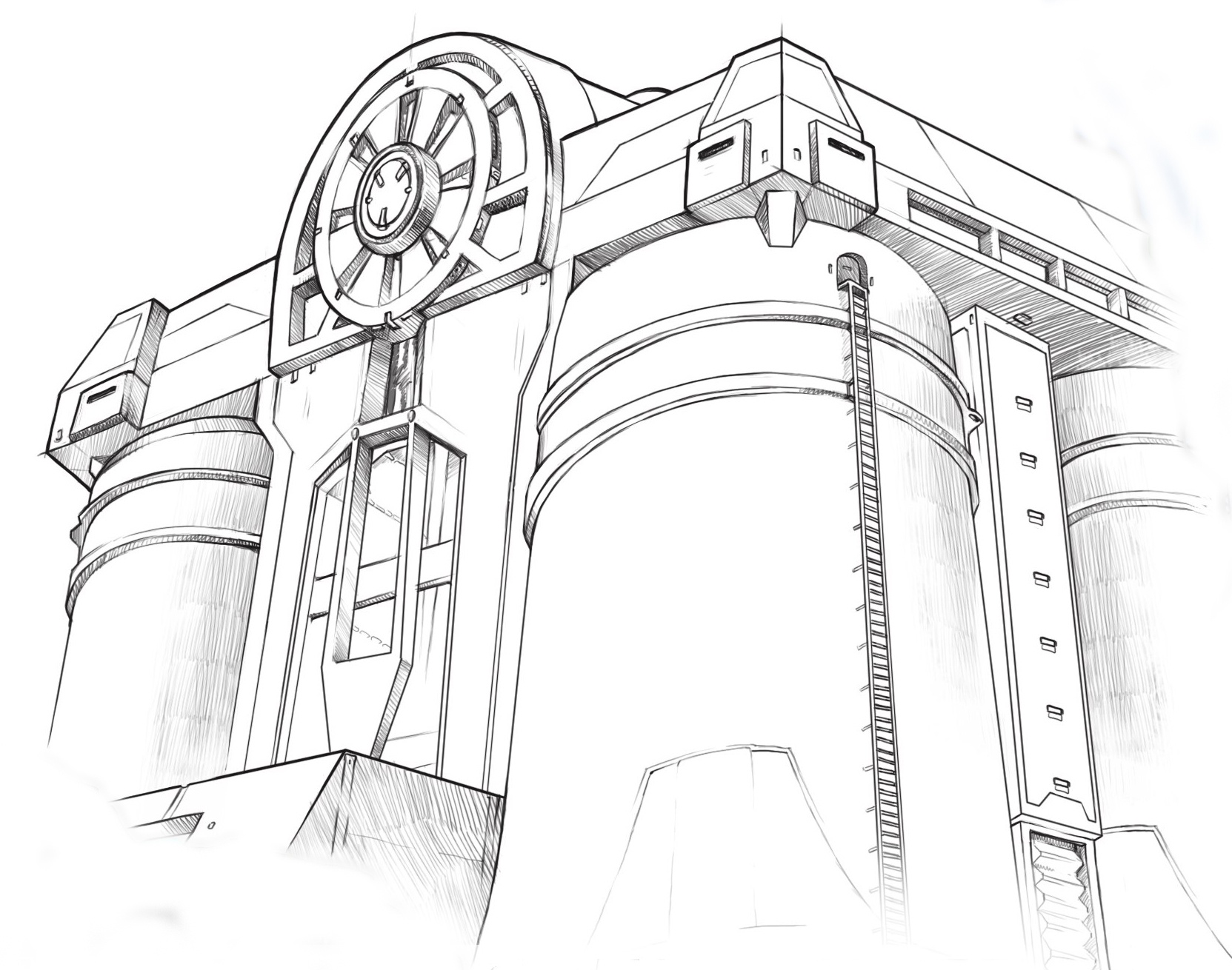 Storage Depot Concept Art Storage Depot Concept Art