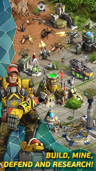 Build, Mine, Defend and Reseach!