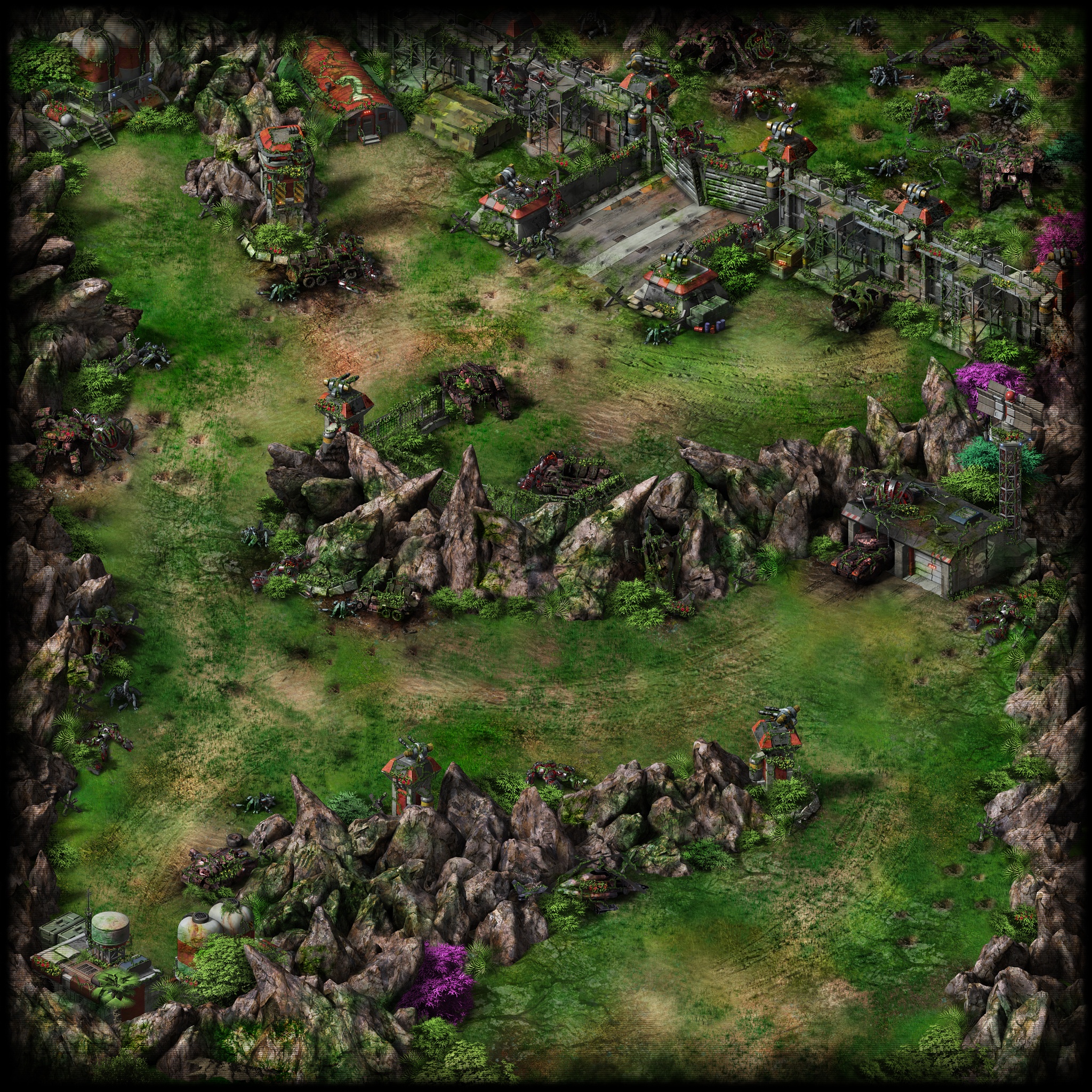 Defense Line Location View After Terraforming Defense Line Location View After Terraforming