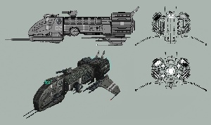 Space Ship MOROSE 02 from MOROSE Crash Site Location