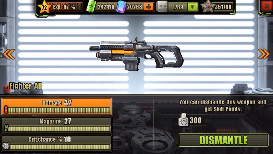 Fully Upgraded Fighter Assault Rifle