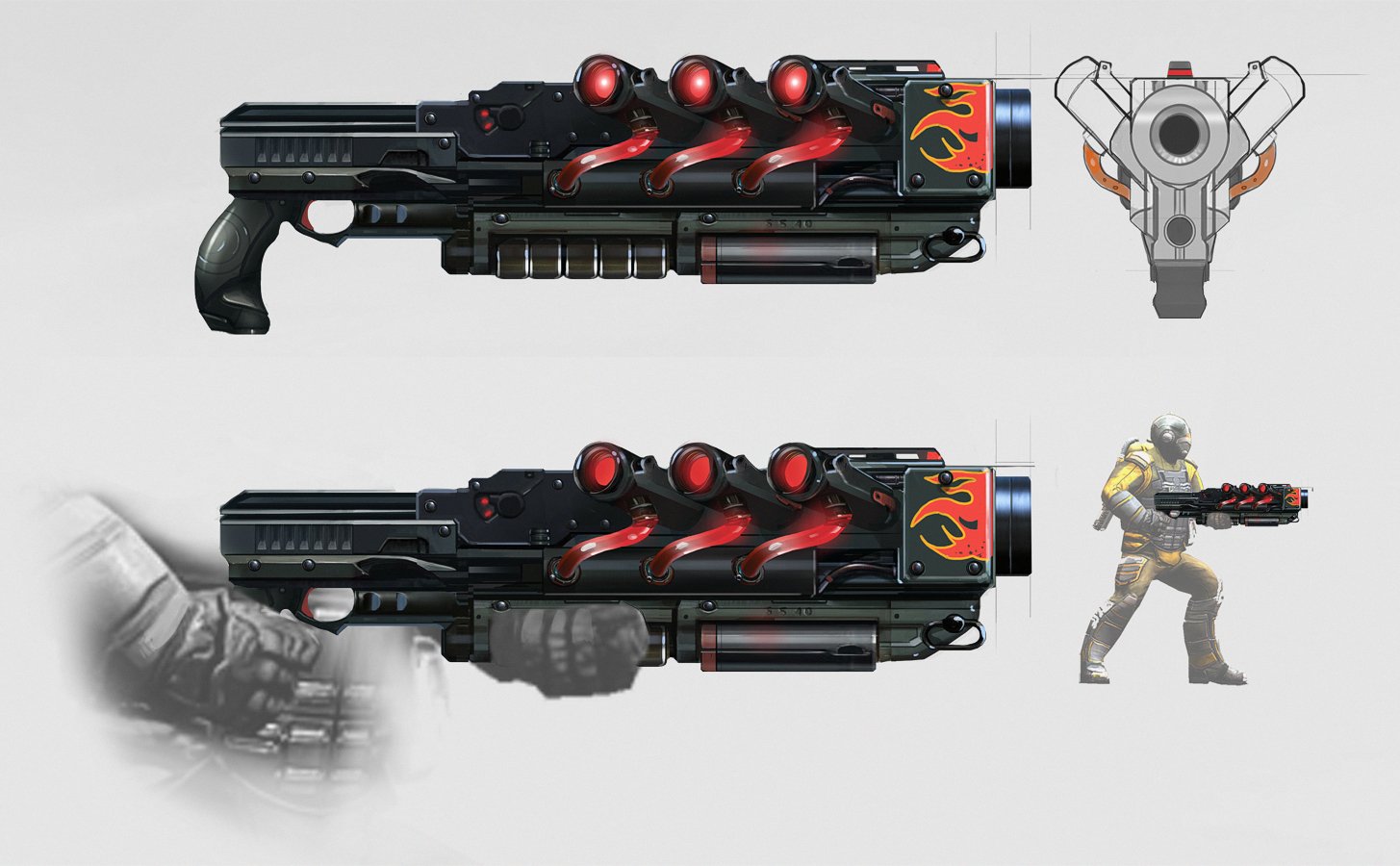 Дробовик Дракон - концепт-арт Дробовик Дракон - концепт-арт