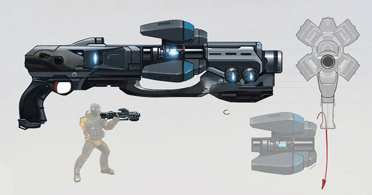 Дробовик Мегатрон - концепт-арт Дробовик Мегатрон - концепт-арт
